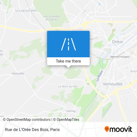 Rue de L'Orée Des Bois map