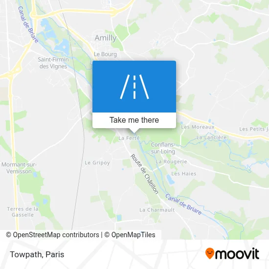 Chemin de Halage map