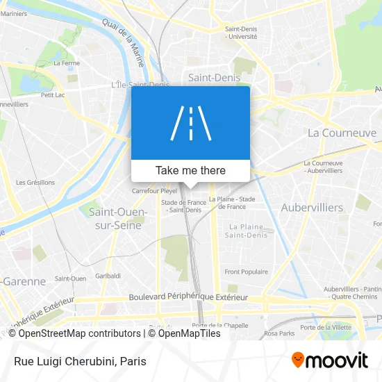 Rue Luigi Cherubini map