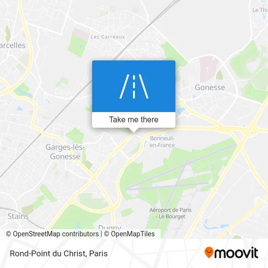 Mapa Rond-Point du Christ