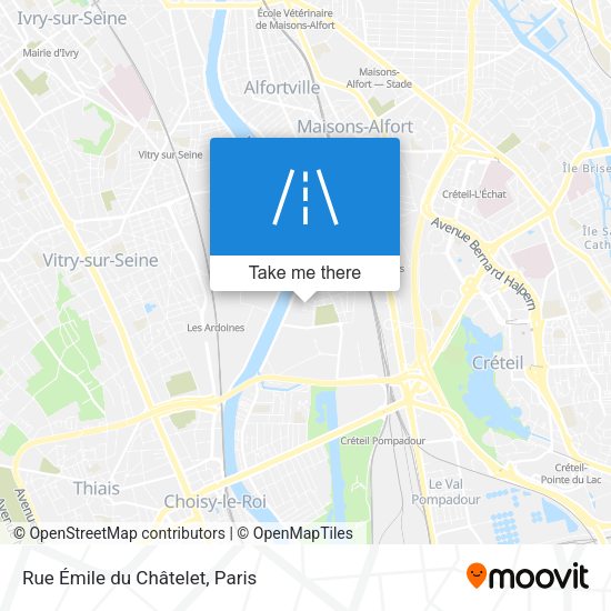 Rue Émile du Châtelet map