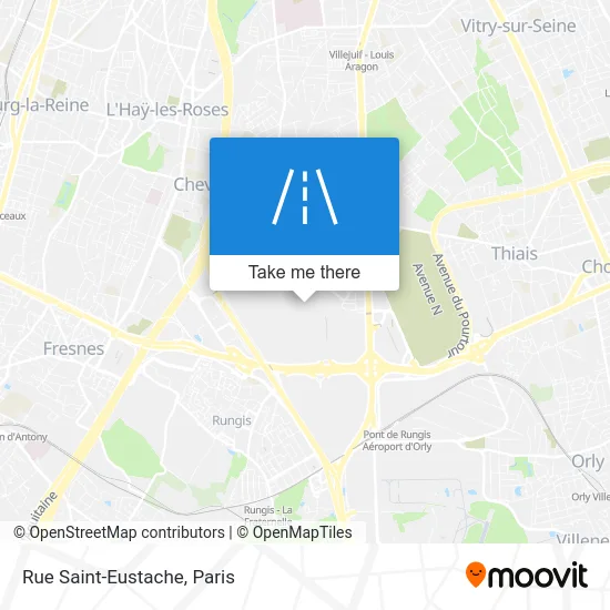 Rue Saint-Eustache map