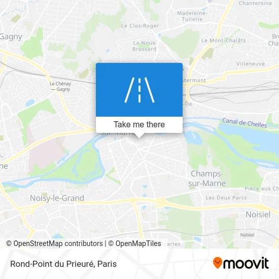 Rond-Point du Prieuré map