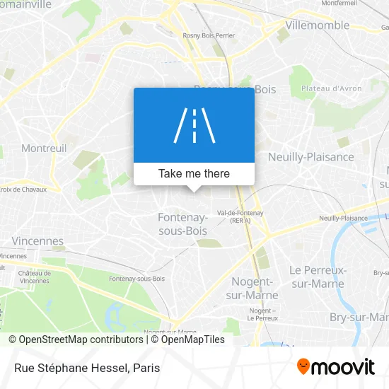 Rue Stéphane Hessel map