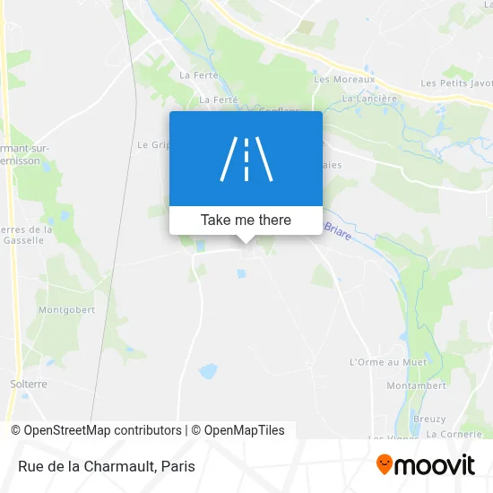 Rue de la Charmault map
