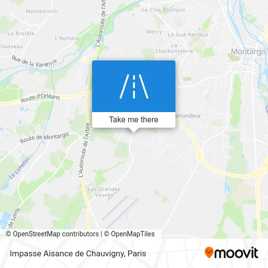 Impasse Aisance de Chauvigny map