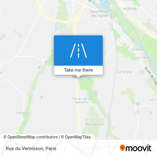 Rue du Vernisson map