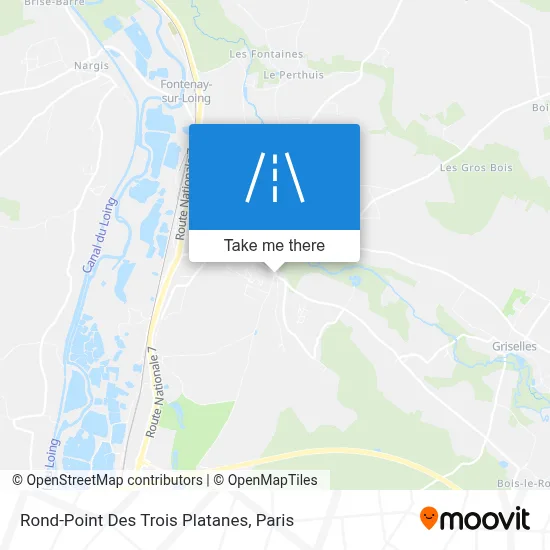 Rond-Point Des Trois Platanes map