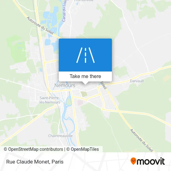 Rue Claude Monet map