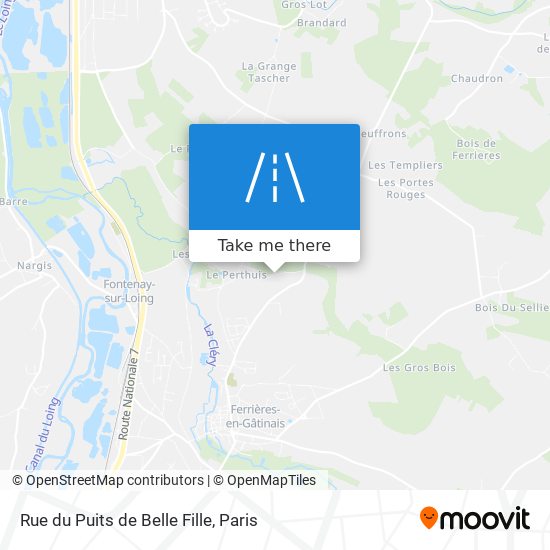 Rue du Puits de Belle Fille map