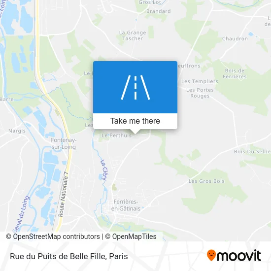 Rue du Puits de Belle Fille map