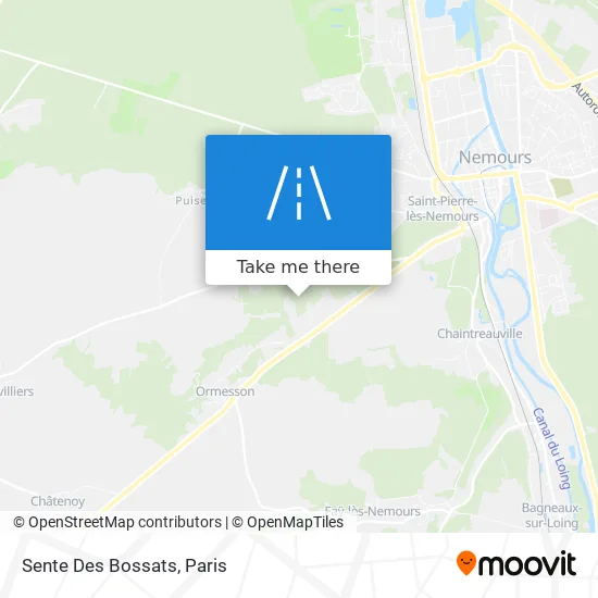 Sente Des Bossats map