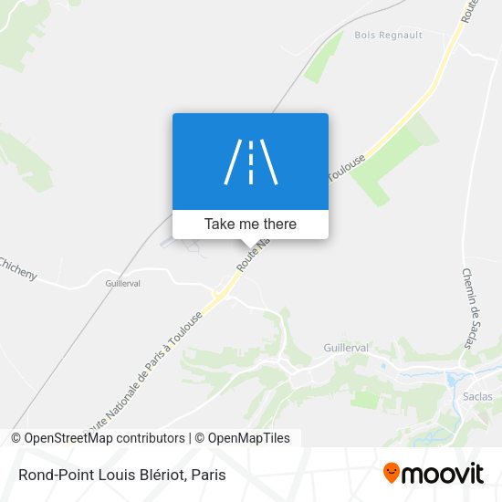Rond-Point Louis Blériot map