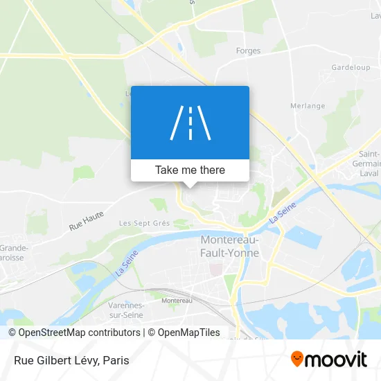 Rue Gilbert Lévy map