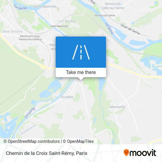 Chemin de la Croix Saint-Rémy map