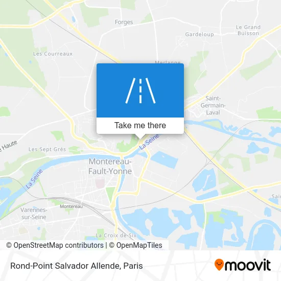 Rond-Point Salvador Allende map