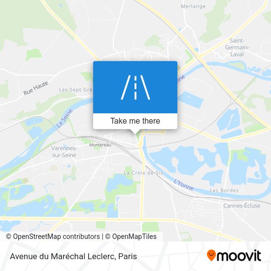 Avenue du Maréchal Leclerc map
