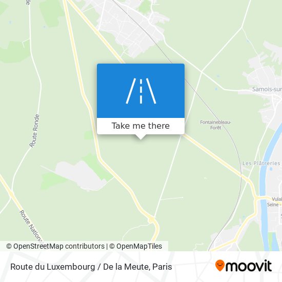 Route du Luxembourg / De la Meute map