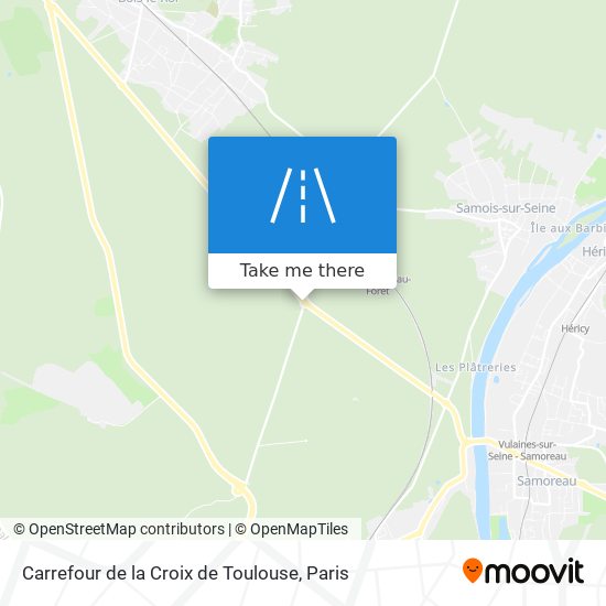 Carrefour de la Croix de Toulouse map