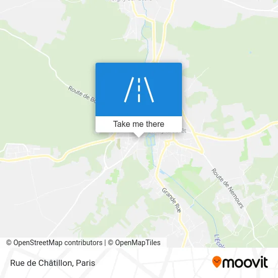 Mapa Rue de Châtillon