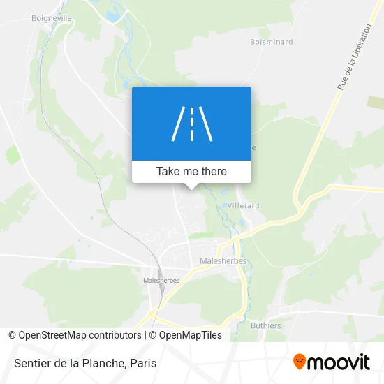 Sentier de la Planche map