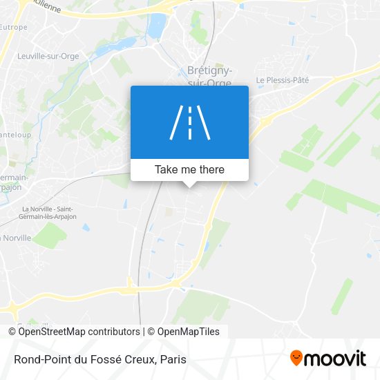 Rond-Point du Fossé Creux map