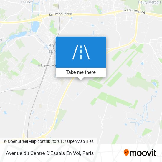 Avenue du Centre D'Essais En Vol map