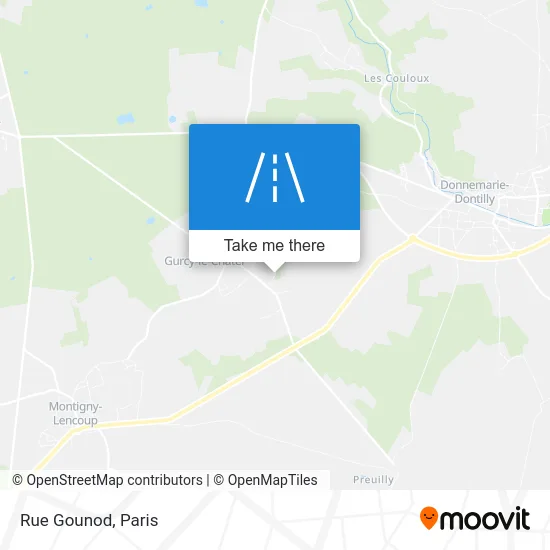 Rue Gounod map