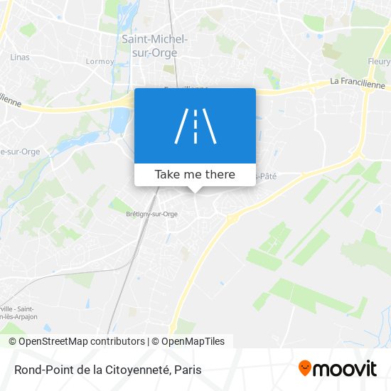 Rond-Point de la Citoyenneté map