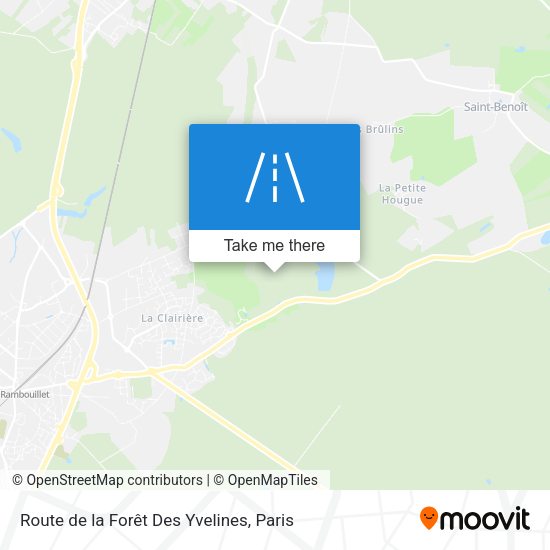 Route de la Forêt Des Yvelines map