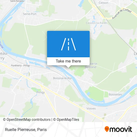 Ruelle Pierreuse map