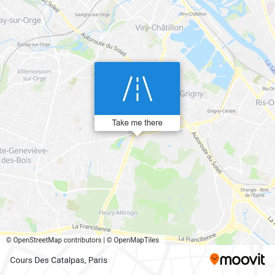 Cours Des Catalpas map