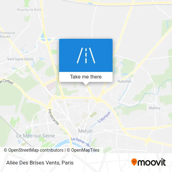 Allée Des Brises Vents map