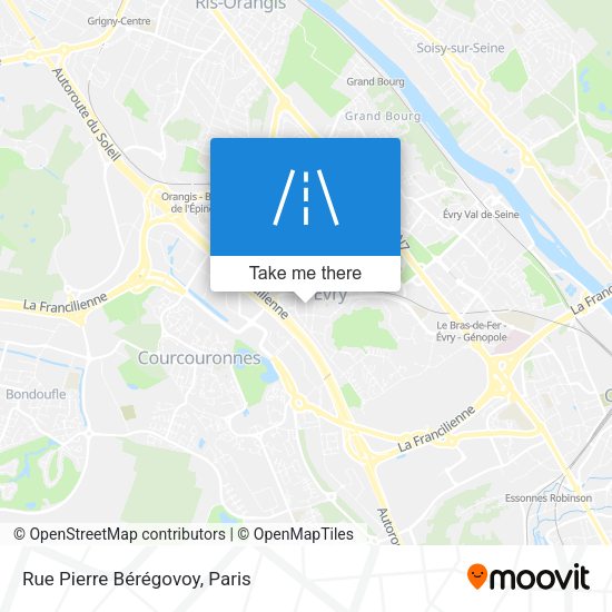 Rue Pierre Bérégovoy map