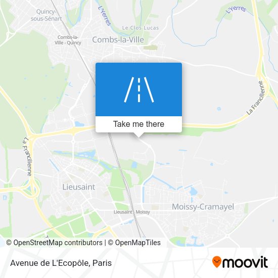 Avenue de L'Ecopôle map