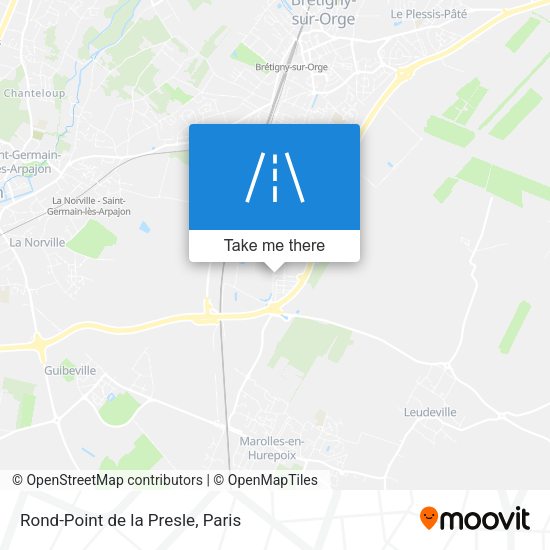 Rond-Point de la Presle map