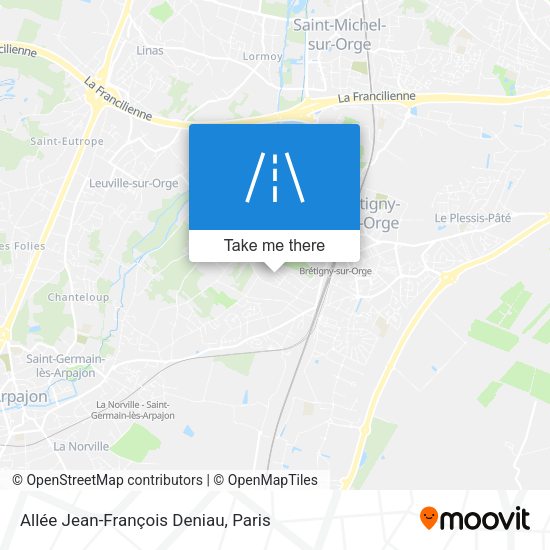 Allée Jean-François Deniau map