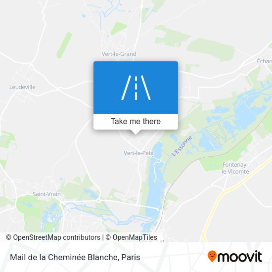Mail de la Cheminée Blanche map