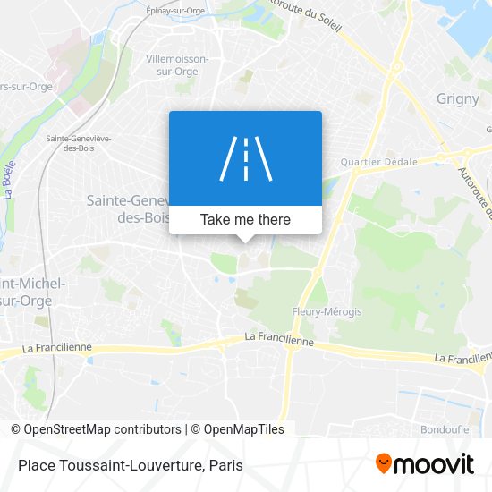 Place Toussaint-Louverture map