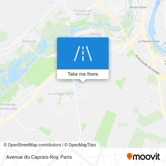 Avenue du Caprais-Roy map