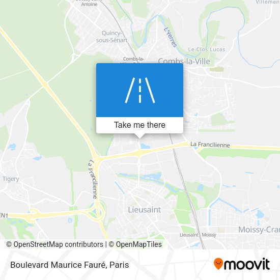 Boulevard Maurice Fauré map