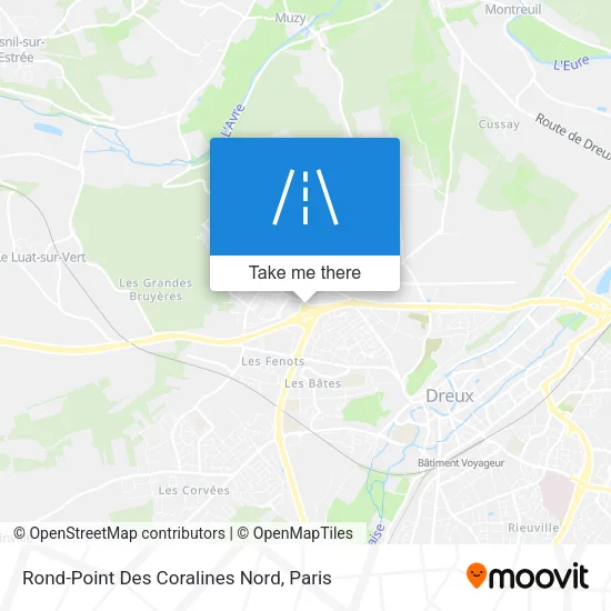 Rond-Point Des Coralines Nord map