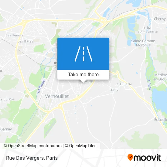 Rue Des Vergers map
