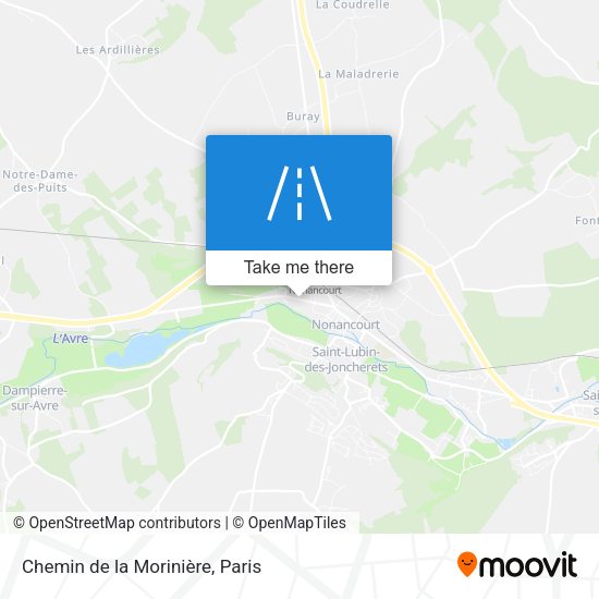 Chemin de la Morinière map