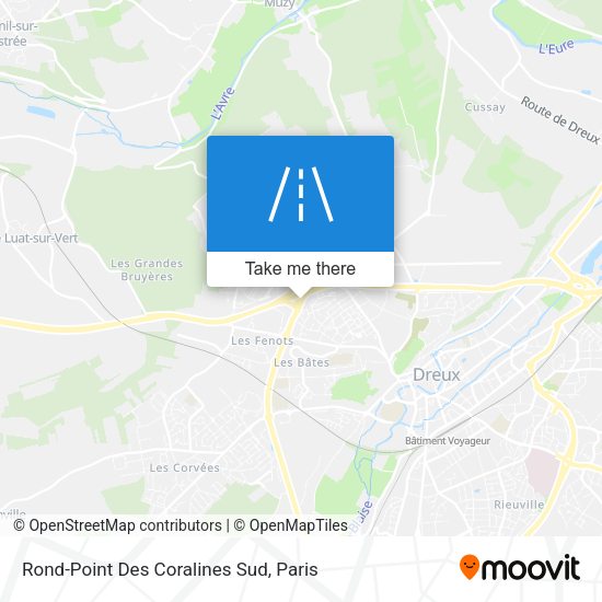 Rond-Point Des Coralines Sud map
