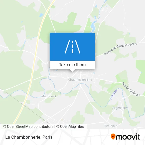 La Chambonnerie map