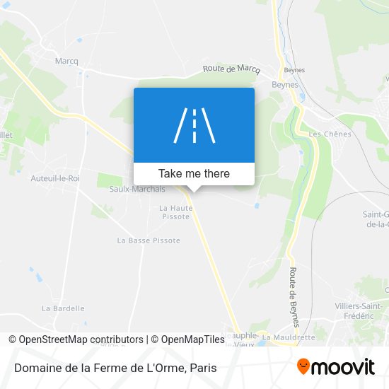 Domaine de la Ferme de L'Orme map