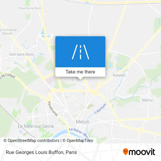 Rue Georges Louis Buffon map
