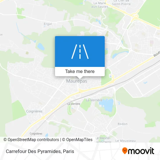 Carrefour Des Pyramides map