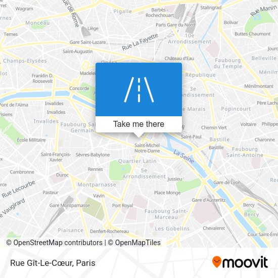 Rue Gît-Le-Cœur map